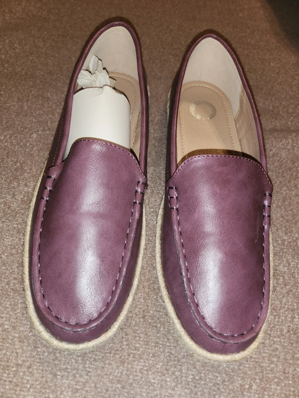 Journee Collection Women's Burgundy Slip-On Loafers